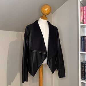 Blank NYC Black Leather Women's Jacket